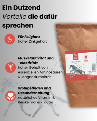 Thumbnail 2: Krähenbusch® Mineralfutter Sport mit Aminosäuren + Magnesiumcitrat