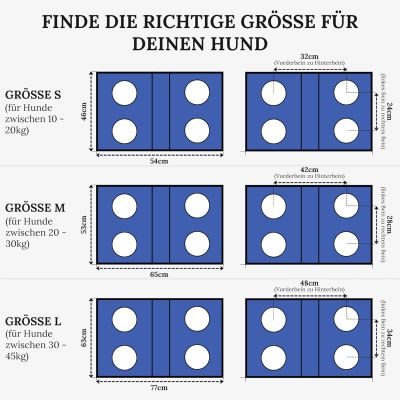 Thumbnail 2: Wanderpfote Wanderpfote Tragehilfe für Hunde – Notfallrucksack bei Wanderungen oder Tragetasche Hund im Alltag bei Treppe - Klein, Leicht, Robust, Hochwertig - Tragetuch Hund, Hundetasche (S)