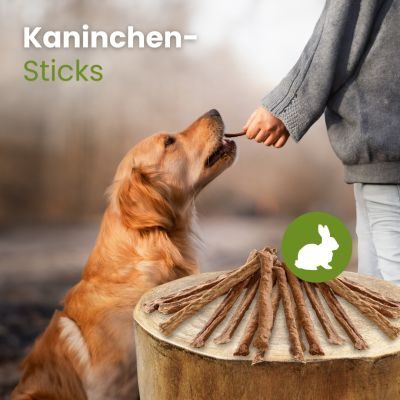 Thumbnail 3: kauartikel.com Kaninchen-Sticks - Hunde-Kauartikel - Hunde-Snack - Hypoallergen-Kausnack - Hasen-Leckerli