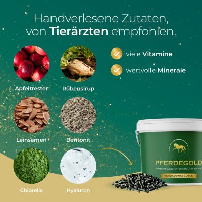 Thumbnail 9: Pferdegold Verdauungsglück Eimer 1.5kg
