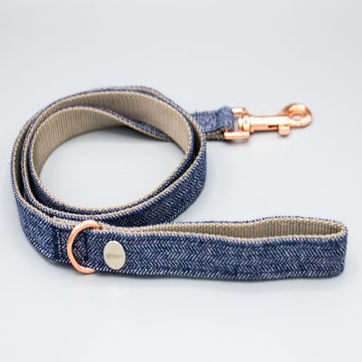 Lucky Hearts™ Führleine Rosé Blau