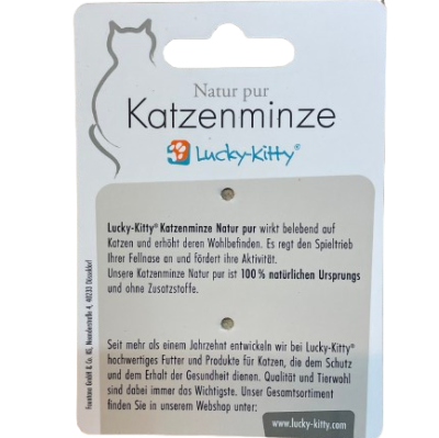 Thumbnail 2: Lucky-Kitty Vogel "Natur Pur" mit Katzenminze (Nachfüllbar!)