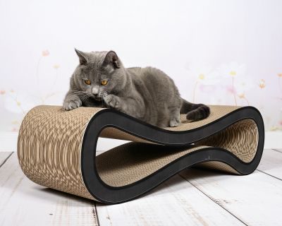 cat-on CAT RACER L Design Kratzmöbel, anthrazit (013h)