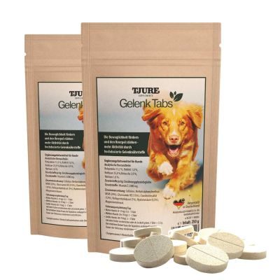TJURE TJURE - Gelenk Tabs 2 x 250 g  Spar Pack | Reduziert Gelenkprobleme | fördert Gelenkgesundheit