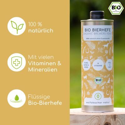 Thumbnail 3: Wolfsbacher Natur Bio Bierhefe 1 Liter