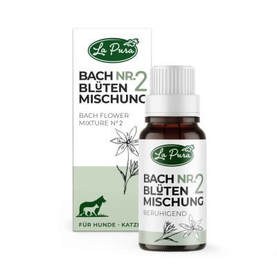 Thumbnail 2: LaPura PetVet - LaPura Bachblüten Nr. 2 - 10 g (ca. 1200 Globuli) - Nahrungsergänzung - Futterergänzung - BARF-Zusatz