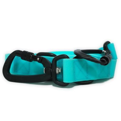 Thumbnail 4: Vitomalia Wasserleine 3-fach Verstellbare mit Sicherheitskarabiner Türkis