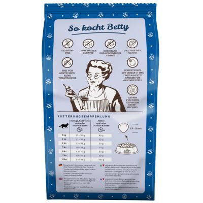 Thumbnail 2: Betty's Landhausküche Betty's Landhausküche für Katzen Trockenfutter Huhn & Forelle 1,4 kg