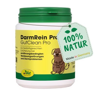 cdVet DarmRein Pro 100 g – Natürliche Darmreinigung für Hunde, Katzen & Heimtiere