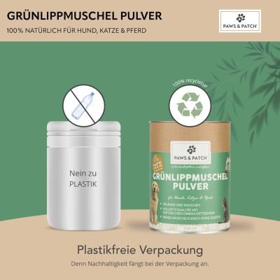 Thumbnail 2: Paws & Patch GRÜNLIPPMUSCHEL Pulver 250g
