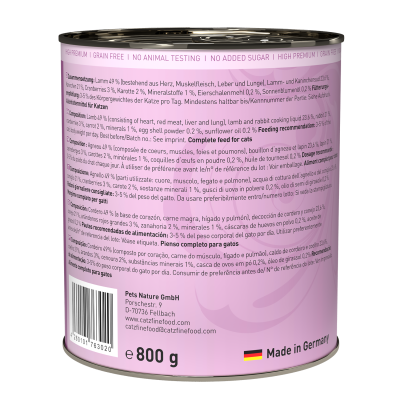 Thumbnail 2: catz finefood® catz finefood® Classic N° 11 - Lamm & Kaninchen 800g