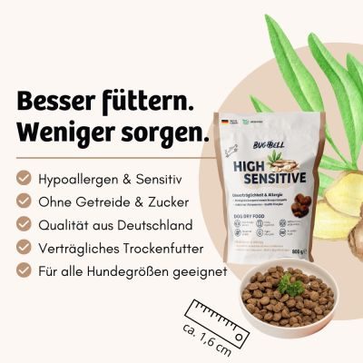 Thumbnail 8: BugBell Trockenfutter mit Insekten bei Allergien