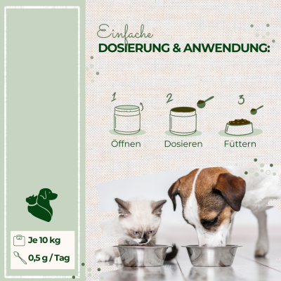 Thumbnail 1: LaPura PetVet - LaPura Grünlippmuschelpulver 250 g - Einzelfuttermittel für Hunde und Katzen - Nahrungsergänzung - Futterergänzung - BARF-Zusatz