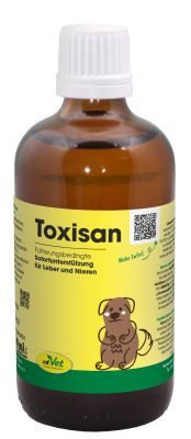 cdVet Toxisan 100 ml – Natürliche Futterergänzung zur Unterstützung von Leber und Nieren