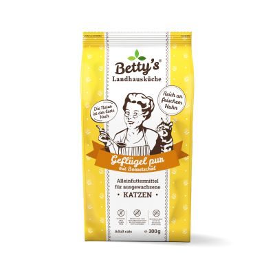 Betty's Landhausküche Betty's Landhausküche für Katzen Trockenfutter Geflügel pur 300g