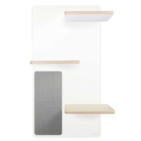 stylecats® Kratzwand Relex 3 Liegeflächen Sisal hellgrau Cozy hellgrau, 70 x 37,5 x 120 cm