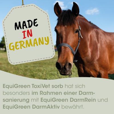 Thumbnail 3: cdVet EquiGreen ToxiVet sorb 5 kg - Ergänzungsfutter zur Toxinbindung bei stoffwechselempfindlichen Pferden