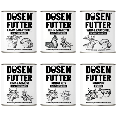 Thumbnail 3: SCHNAUZE & CO. Testbox L Dosenfutter® 6x800g