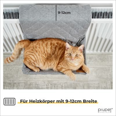 Thumbnail 3: PIUPET Katzen Heizungsliege I Für Katzen bis 7kg geeignet I Für alle gängige Heizkörper I Katzenhängematte für die Heizung
