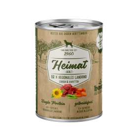 bosch Tiernahrung Heimat Regionales Landrind – getreidefreies Nassfutter – 400g