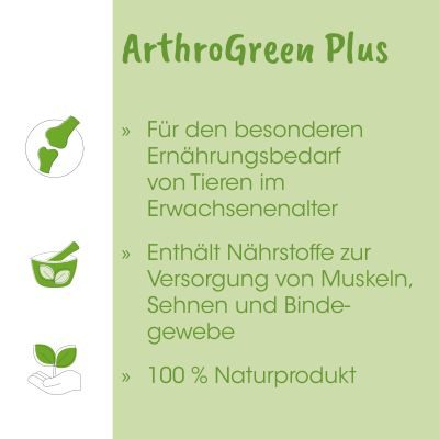Thumbnail 6: cdVet ArthroGreen plus 25 g - Ergänzungsfuttermittel für den Bewegungsapparat