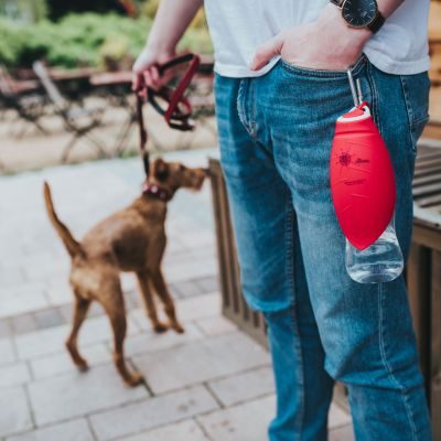 Thumbnail 3: HUNTER Outdoor Trinkflasche mit Silikonnapf List 550 ml, rot