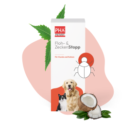 PHA PetVet - PHA Floh & ZeckenStopp für Hunde u. Katzen 100 ml - Parasitenschutz - zur äußerlichen Anwendung