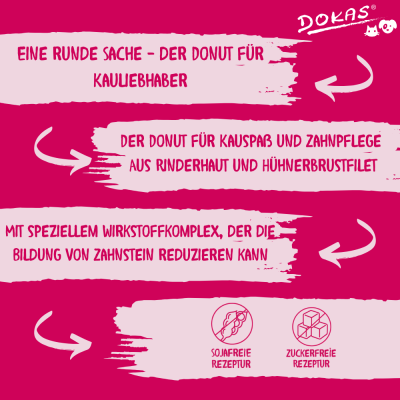 Thumbnail 7: Dokas Dokas Donuts mit Hühnerbrust 5x 160g Multipack