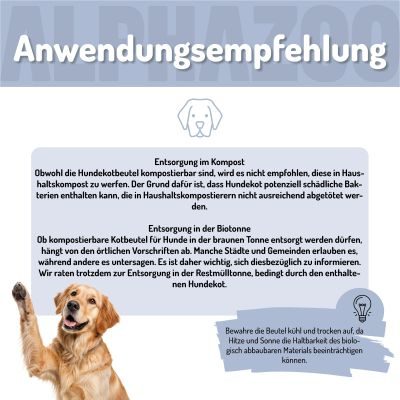 Thumbnail 3: ALPHAZOO Pupssäckchen Kotbeutel