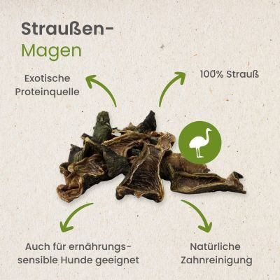 Thumbnail 4: kauartikel.com Straußen-Magen - Hunde-Kauartikel - Hunde-Snack - Hypoallergen-Kausnack - Leckerli vom Strauß