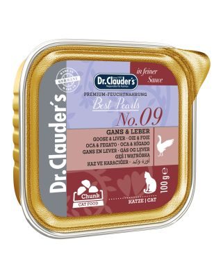 Bild 1 von 1: Dr.Clauder´s Best Pearls No. 09 Gans & Leber in Soße 100g