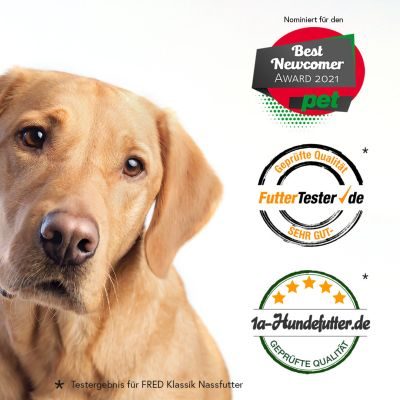 Thumbnail 4: FRED (imported) FRED Hundenassfutter Hirsch mit Kartoffeln & Steckrüben 10x390g