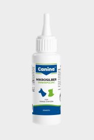 Canina Mikrosilber Ohrenspülung sanfte Ohrenreinigung für Hunde & Katzen 100 ml