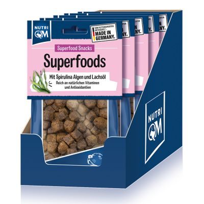 Thumbnail 2: NutriQM Superfoods Spirulina & Lachsöl 5 x 150g