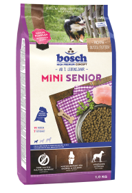 bosch Tiernahrung HPC Mini Senior – Futter für kleine Hunde – Gelenke – 1kg