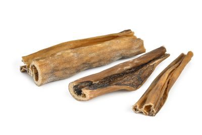 Thumbnail 1: Kaureks Natur Hundeleckerlies Lammhaut 1 kg 15 cm- hypoallergener Hunde-Kauartikel - Hunde-Snack - Kausnack - Leckerli