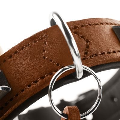 Thumbnail 1: HUNTER Halsband Larvik M (55), cognac/schwarz