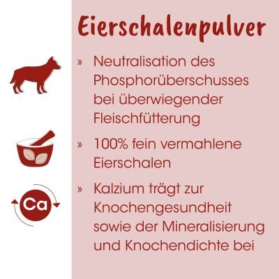 Thumbnail 6: Fit-BARF® Eierschalenpulver 1 kg – Natürliche Kalziumquelle für Hunde & Katzen