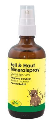 cdVet Fell & Haut Mineralspray 100 ml – Natürliche Pflege für Haut & Fell bei Hund, Katze & Kleintier