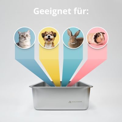 Thumbnail 8: SCHLITZOHR Edelstahl Katzentoilette Lotte - XXL Katzenklo