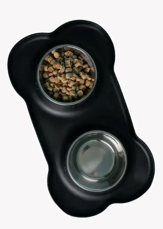 Greenhero Futter- und Trinknapf mit Silikonmatte