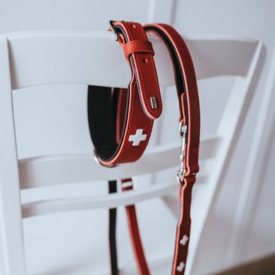 Thumbnail 17: HUNTER Halsband Swiss XL (75), rot/schwarz