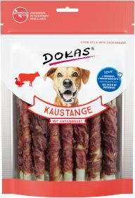 Dokas Kaustange mit Entenbrust Zahnpflege-Snacks für Hunde 9x 200g Multipack
