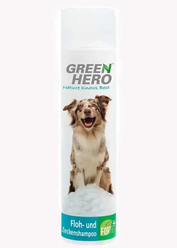 Greenhero Floh- und Zeckenshampoo FORTE