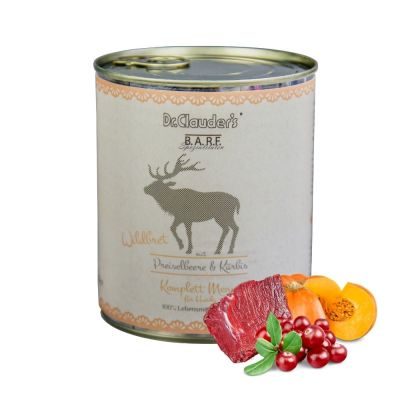 Dr.Clauder’s Dr.Clauder´s B.A.R.F. Komplett Menue Wildbret 800g