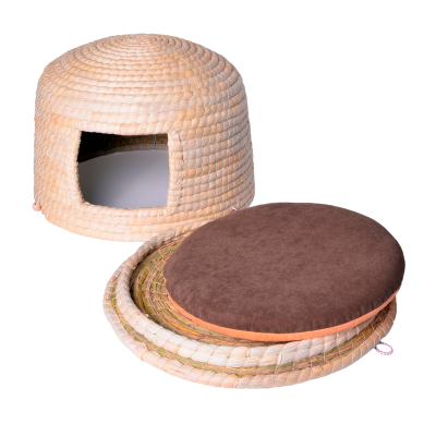 Thumbnail 3: Lucky-Kitty Lucky-KittyKatzenkorb "Neko-Chigura" (猫ちぐら) Traditionell Handgefertigt