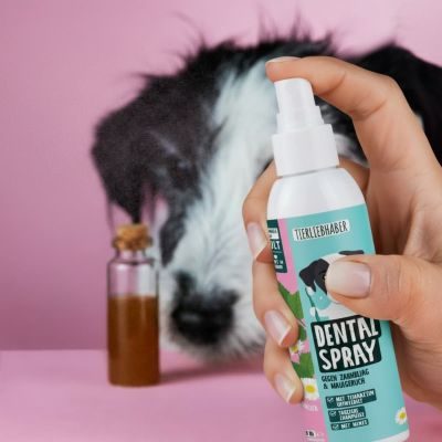 Thumbnail 2: Tierliebhaber Dentalspray für Hunde - Gesunde Zähne & frischer Atem. Mit probiotischen Mikroorganismen gegen Zahnsteinbildung