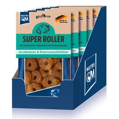 Thumbnail 2: NutriQM Super Roller Acaibeeren & Brennnesselblätter 4 x 150g