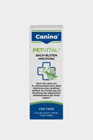 Canina Petvital Bach-Blüten Nr. 7 - Entschlackung - Globuli für Hunde, Katzen, Nager, Vögel, Pferde 10 g