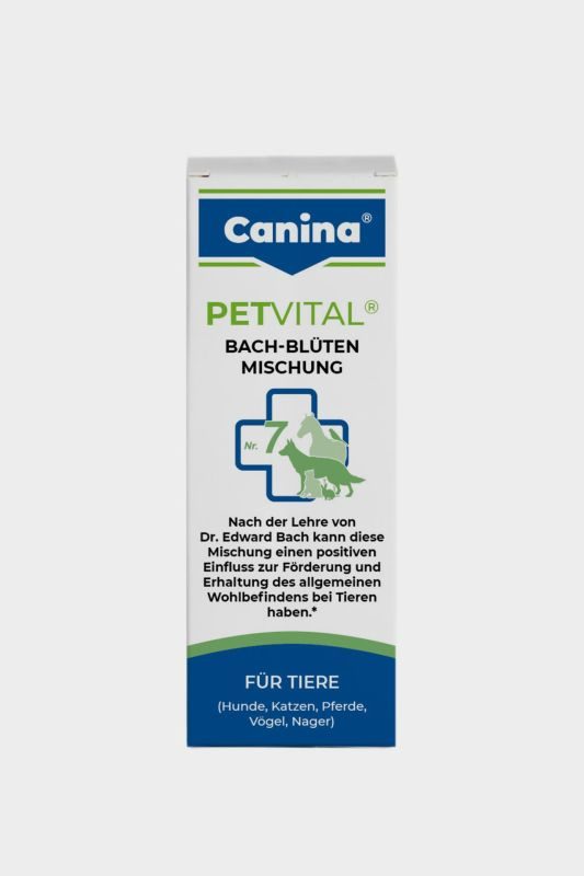 Canina Petvital Bach-Blüten Nr. 7 - Entschlackung - Globuli für Hunde, Katzen, Nager, Vögel, Pferde 10 g